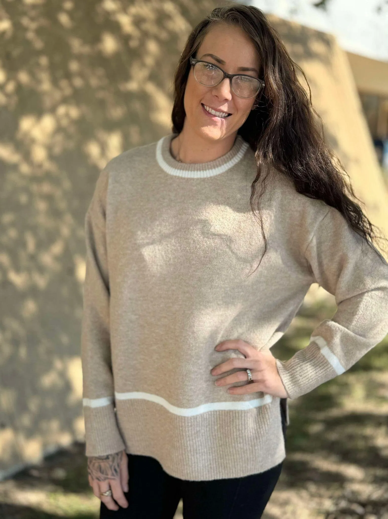 Taupe Cozy Sweater