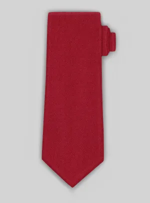 Tweed Tie - Naples Red