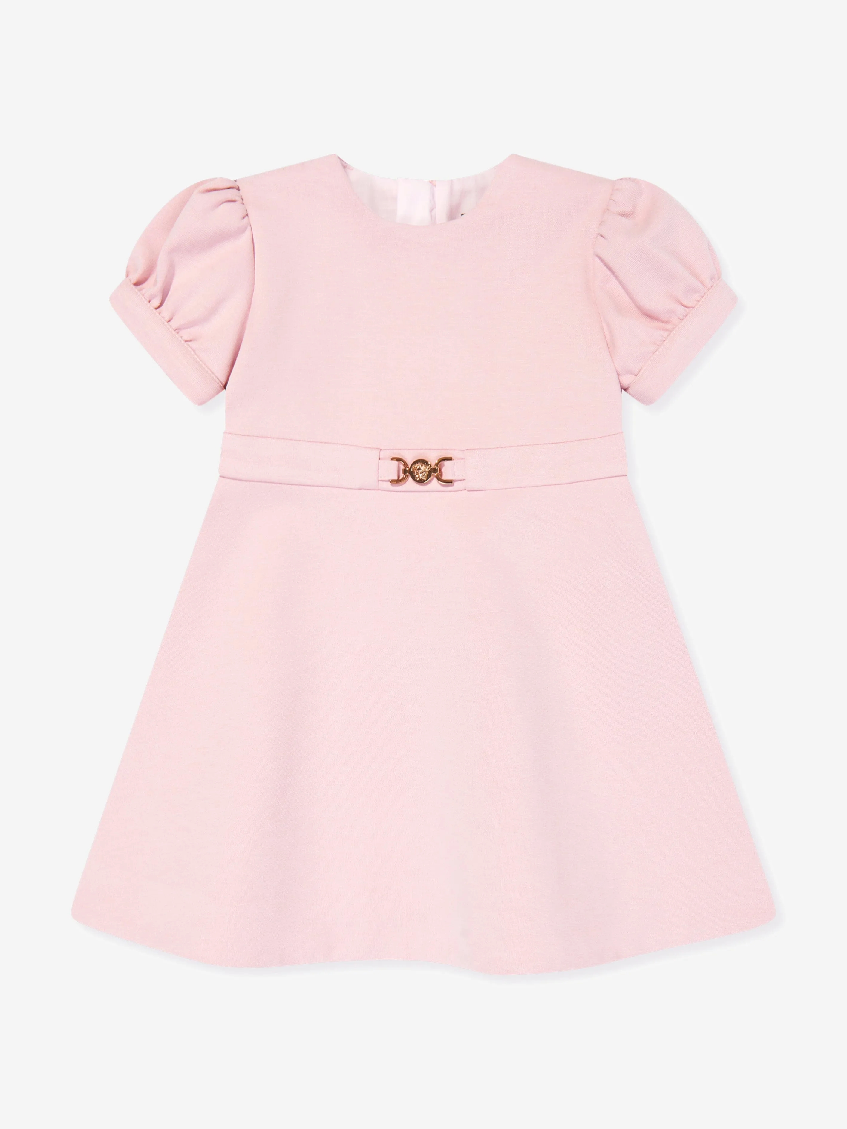 Versace Baby Girls Punto Milano Dress in Pink