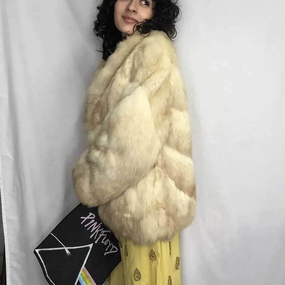 Vintage 1970s | Genuine Fur Bohemian Coat by Diane Furs