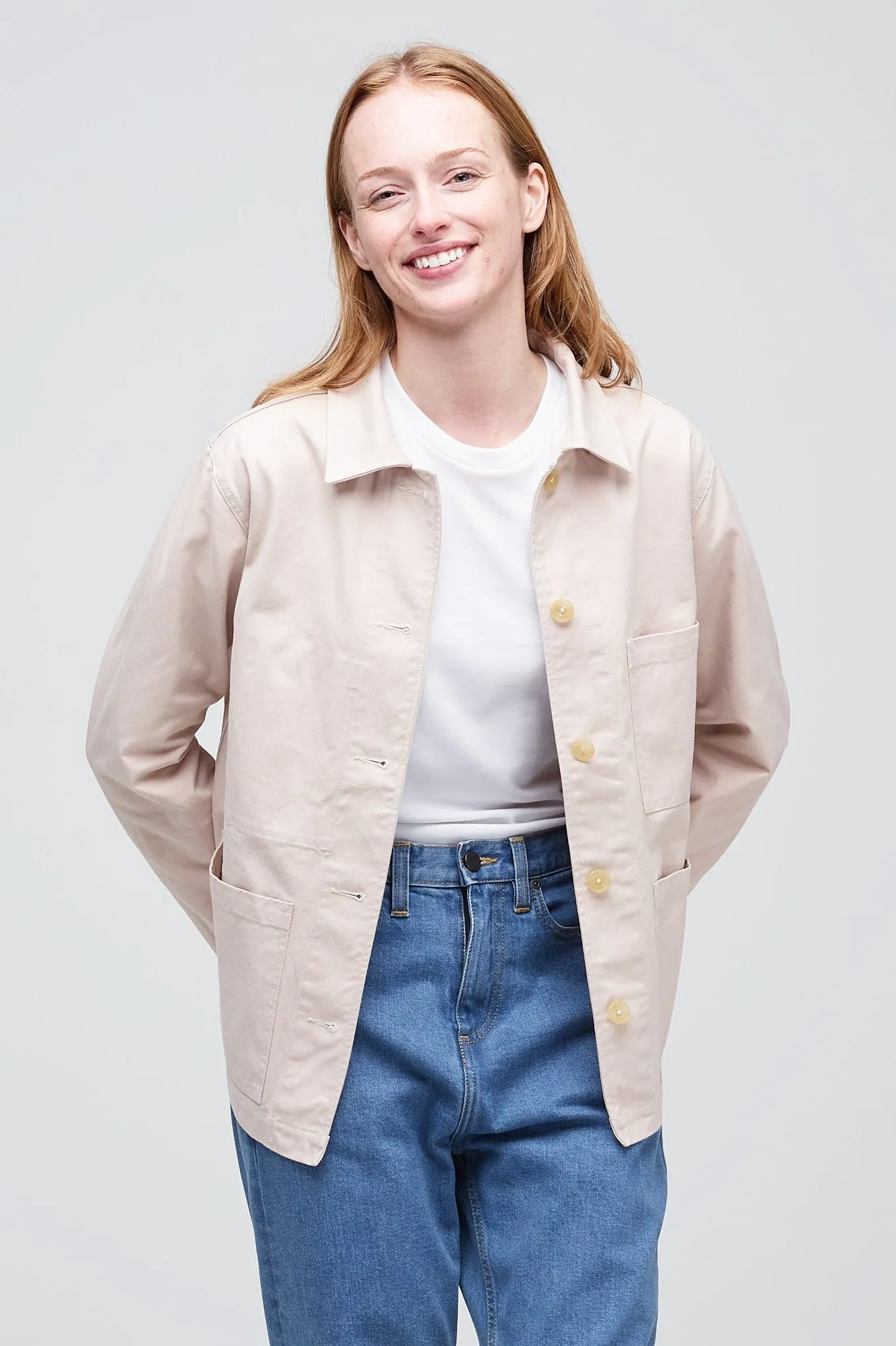 Women's Chore Jacket - Cream